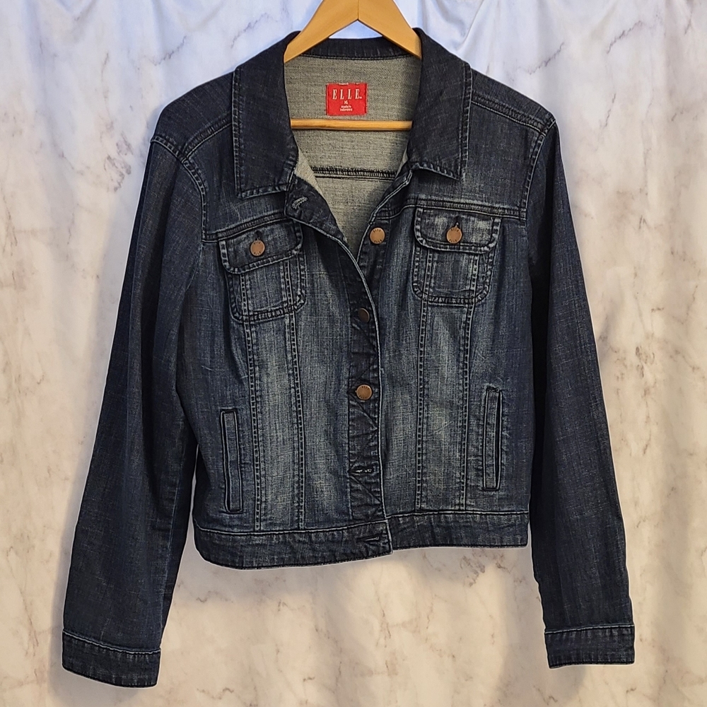 Elle Dark Denim Jacket